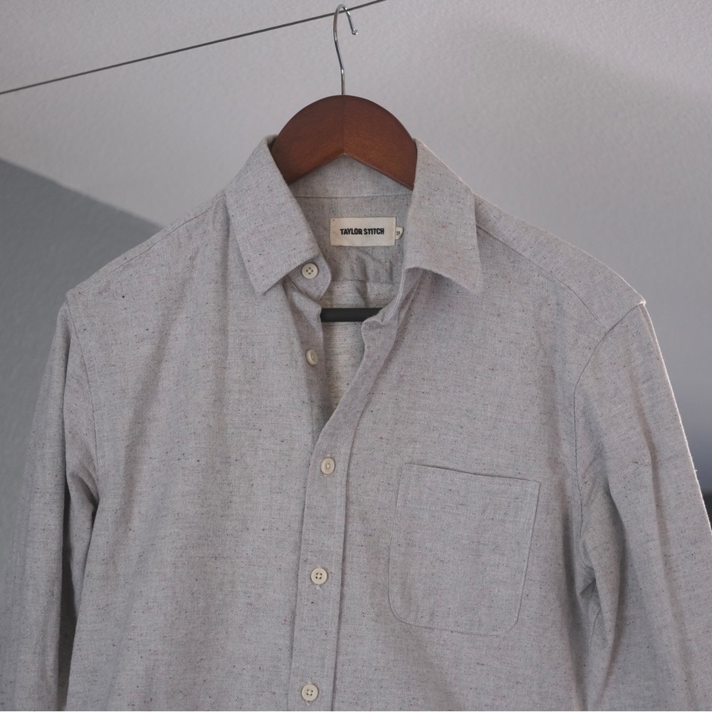 Taylor Stitch California Shirt in Natural Confetti - size 38